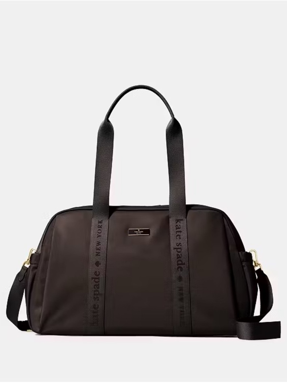Kate Spade Carter Nylon Weekender Bag Hot Fudge